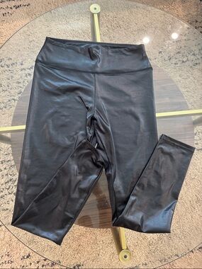wild fable Black Faux-Leather Leggings